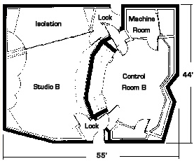 Paisley Park Studio B Floorplan