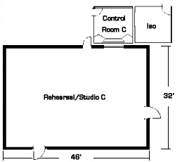 Paisley Park Studio C Floorplan